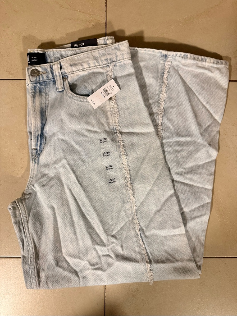 GAP Light Wash Wide Leg Jeans
